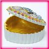 Image 1 : GOLD BLUE CAMELIA BOX JEWELRY SWAROVSKI CRYSTAL NEW263 BL
