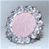 Image 1 : NEW 1 INCH OVAL PHOTO FRAME GOLD CRYSTAL PURPLE