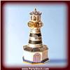 Image 1 : LIGHTHOUSE GOLD SWAROVSKI CRYSTAL BOX JEWELRY