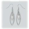 Image 1 : Genuine Pearl Earrings Dangle Dangling Drop NEW