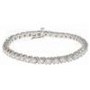 Image 1 : 18K GOLD DIAMOND TENNIS BRACELET 7 CARAT CTW 14K
