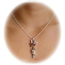 Amethyst Garnet Citrine Peridot Topaz Pendant