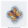 Image 2 : PENDANT Amethyst Garnet Citrine Peridot Topaz