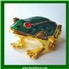 Image 1 : GOLD SWAROVSKI CRYSTALSFROG BOX JEWELRY