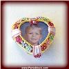 Image 1 : GOLD HEART SHAPED PHOTO BOX JEWELRY SWAROVSKI CRYSTAL