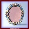 Image 1 : GOLD SWAROVSKI CRYSTAL PHOTO FRAME 2.5"