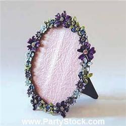 PINK PLUMERIAGOLD SWAROVSKI CRYSTAL FRAME