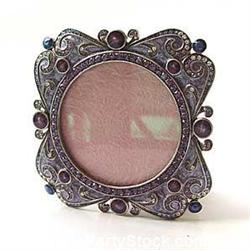 FRENCH PICTURE FRAME GOLD SWAROVSKI CRYSTALS