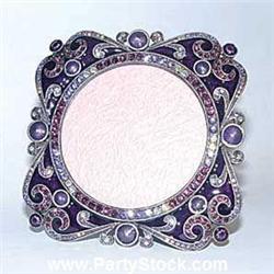 ORNATE PHOTO FRAME GOLD SWAROVSKI CRYSTALS