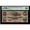 Image 1 : 1861 $10 T-23 Confederate States of America PMG 30