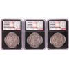 Image 1 : Lot of 1902-O, 1903, & 1904 $1 Morgan Silver Dollar Coins NGC Genuine