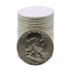 Image 1 : Roll of (20) Brilliant Uncirculated 1963 Franklin Half Dollar Coins