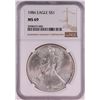Image 1 : 1986 $1 American Silver Eagle Coin NGC MS69