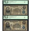 Image 1 : Lot of (2) 1902PB $5 Washington, PA CH# 3383 National Currency Notes PCGS Fine 12