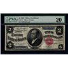 Image 1 : 1891 $2 Silver Certificate PMG 20