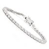 Image 1 : Plated Rhodium Diamond Bracelet