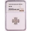 Image 1 : 1633 KB Hungary Denar 'Madonna and Child' Coin NGC AU50