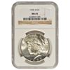 Image 1 : 1935-S $1 Peace Silver Dollar Coin NGC MS65