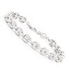 Image 1 : Plated Rhodium Diamond Bracelet