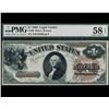 Image 1 : 1880 $1 Legal Tender Note PMG 58EPQ