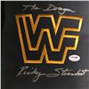 Image 2 : RICKY "THE DRAGON" STEAMBOAT SIGNED WWF 80s STYLE TURNBUCKLE (PSA/DNA COA)