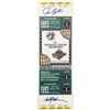 Image 1 : Joe Carter/Mitch Williams Autographed 1993 World Series Game 6 Mini-Mega Ticket (Frozen Pond COA)