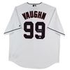 Image 1 : Charlie Sheen Major League Signed White Majestic Coolbase Jersey BAS Witnessed