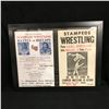 Image 1 : VINTAGE STAMPEDE WRESTLING POSTERS LOT