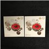 Image 1 : 2015 REMEMBRANCE COINS LOT (ROYAL CANADIAN MINT)
