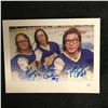 Image 1 : SLAP SHOTS HANSON BROTHERS TRIPLE SIGNED 8X10 PRINT (JSA COA)