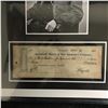 Image 2 : ABRAHAM LINCOLN SIGNED BANK CHEQUE DISPLAY (REPLICA)