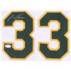 Image 2 : JOSE CANSECO AUTOGRAPHED ATHLETICS BASEBALL JERSEY (JSA COA)