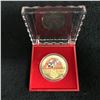 Image 1 : LOONEY TUNES SYLVESTER THE CAT GOLD PLATED COIN w/ BOX