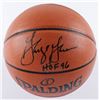 Image 1 : GEORGE GERVIN SIGNED NBA GAME BALL SERIES BASKETBALL INSCRIBED "HOF 96" (SCHWARTZ COA)