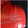 Image 3 : MIKE TYSON & EVANDER HOLYFIELD DUAL SIGNED EVERLAT BOXING GLOVE (PSA COA)