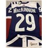 Image 1 : NATHAN MacKINNON SIGNED ADIDAS AVALANCHE JERSEY (FRAMEWORTH COA)