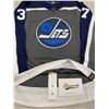 Image 2 : CONNOR HELLEBUYCK SIGNED ADIDAS JETS JERSEY (FRAMEWORTH COA)