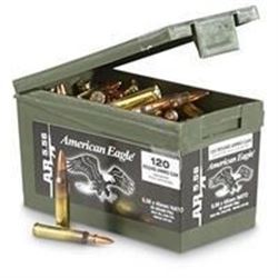 Federal American Eagle 5.56NATO FMJ 55 Grain - 120 Rds