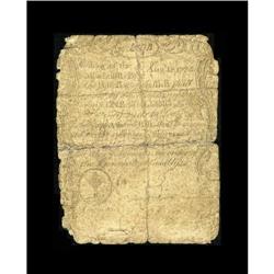 Massachusetts August 18, 1775 1s Good. This is the firs