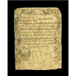 Massachusetts August 18, 1775 4s Fine. This is the only