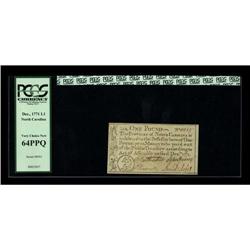 North Carolina December, 1771 $1 PCGS Very Choice New