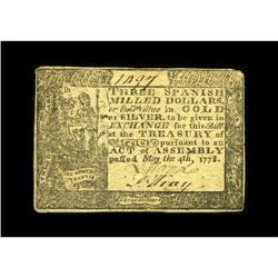 Virginia May 4, 1778 (Dates Printed) $3 Very Fine-Extre