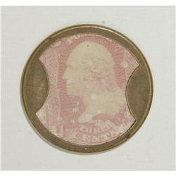 HB-6 EP-32a 3¢ Ayer''s Cathartic Pills Long Arrows Ch A