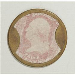 HB-6 EP-32a 3¢Ayer''s Cathartic Pills Long Arrows Ch