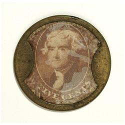 HB-132 EP79 5¢ J. Gault Ribbed Frame Extremely Fine. Th