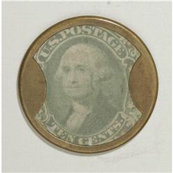 HB-133 EP-116 10¢ J. Gault Extremely Fine. The case is