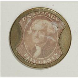 HB-152 EP-82 5¢ Irving House Ribbed Frame About New. Th