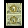 Image 1 : Fr. 1232 5c Second Issue Vertical Pair About New. The b