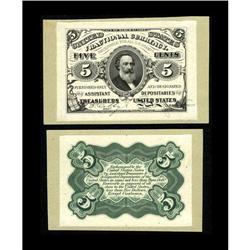 Milton 3S5F.1c & 3S5R.2b 5¢ Third Issue Proof Pair Gem