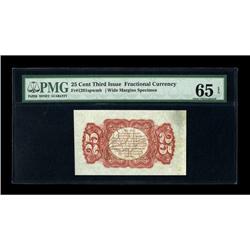 Fr. 1291/94SP 25¢ Third Issue Wide Margin Set of Three